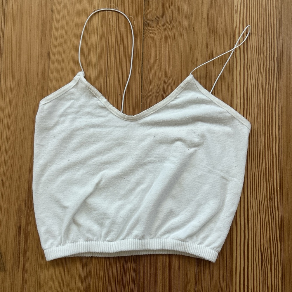 White Women's Crop Top